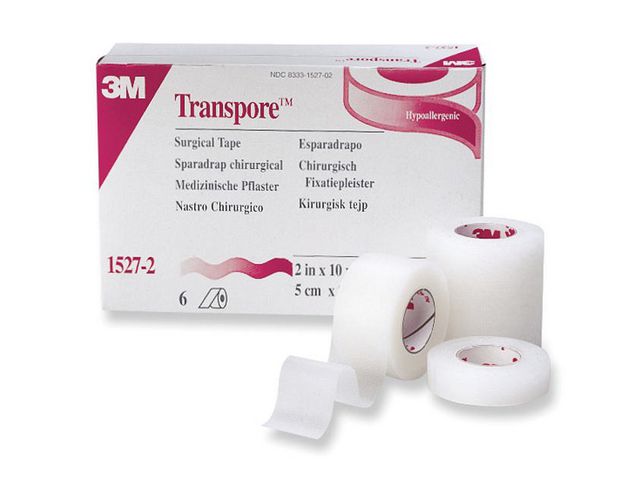 Kirurgisk Plasttejp Transpore 5cm 6st