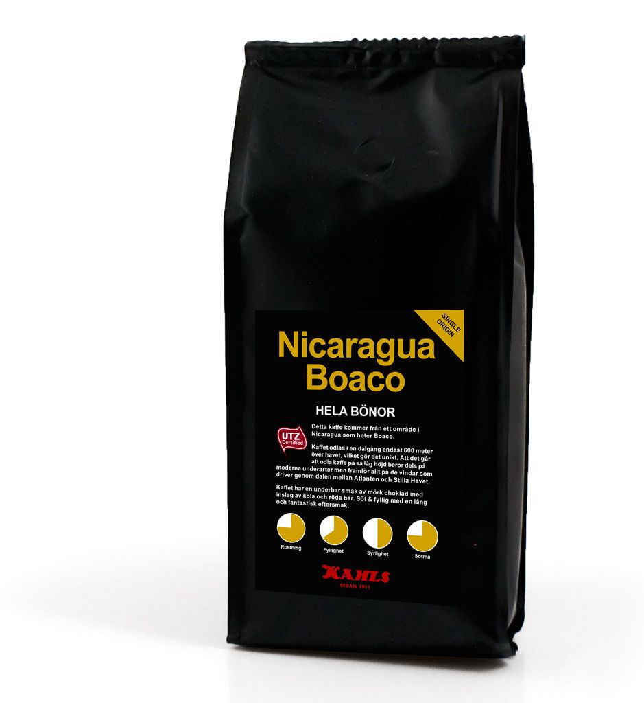Kaffe Kahls Hela Bönor Nicaragua Boaco RFA SG 250g
