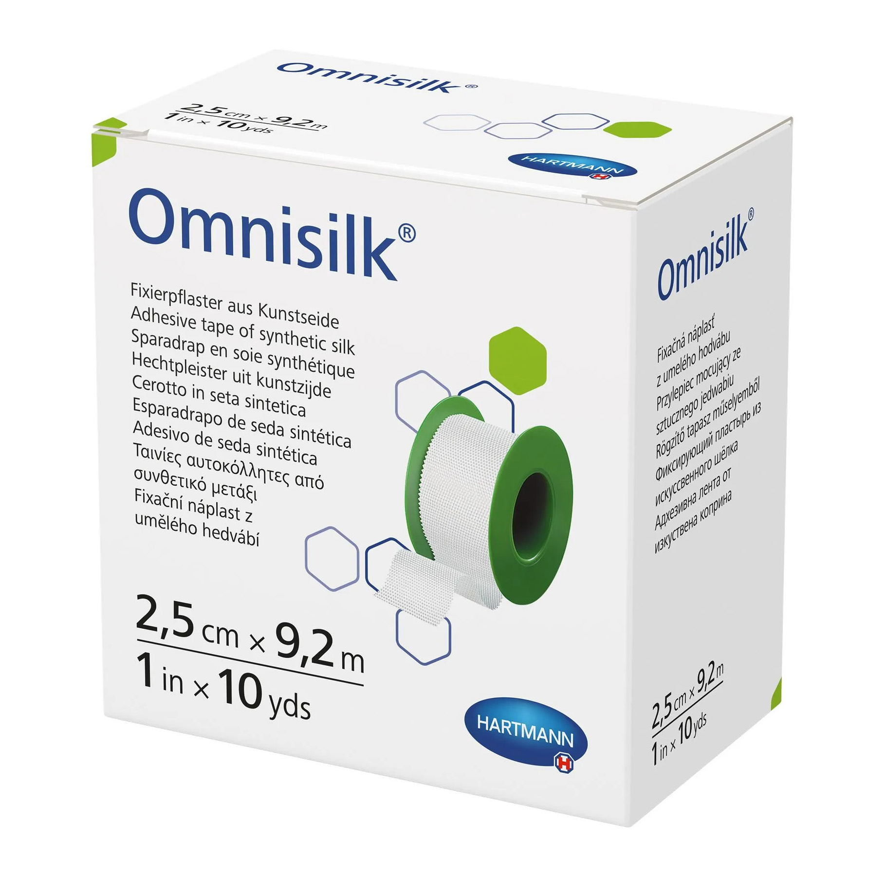 Fixeringsbinda Omnisilk på Spole 2.5cm