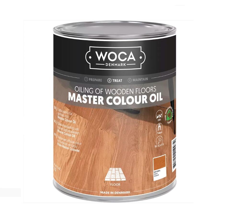 Trägolvolja Woca Master Colour Oil Natur 1L