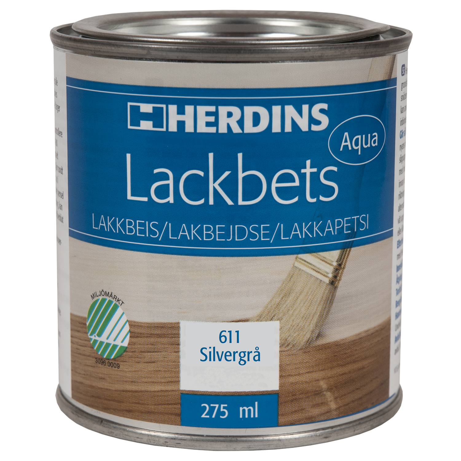 Lackbets Herdins Aqua Silvergrå 275ml