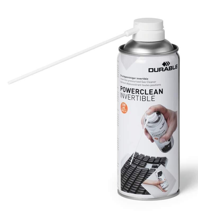 Tryckluft Durable Powerclean Invertible på Burk 200ml