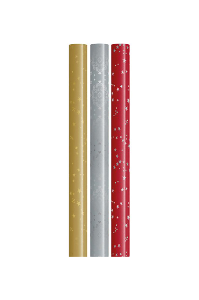 Julpapper Hedlunds Metallic FSC Mix 1.5x0.7m