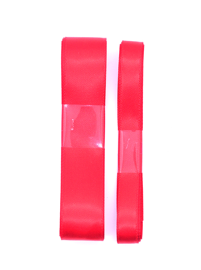 Sidenband Hedlunds Röd 25mmx4m + 13mmx4m 2pk