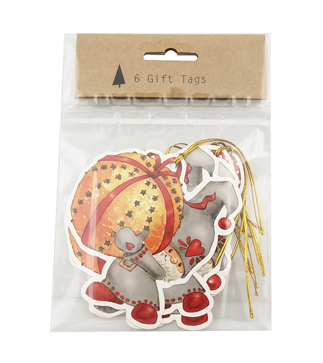 Juladress Hedlunds Tags 6-pack