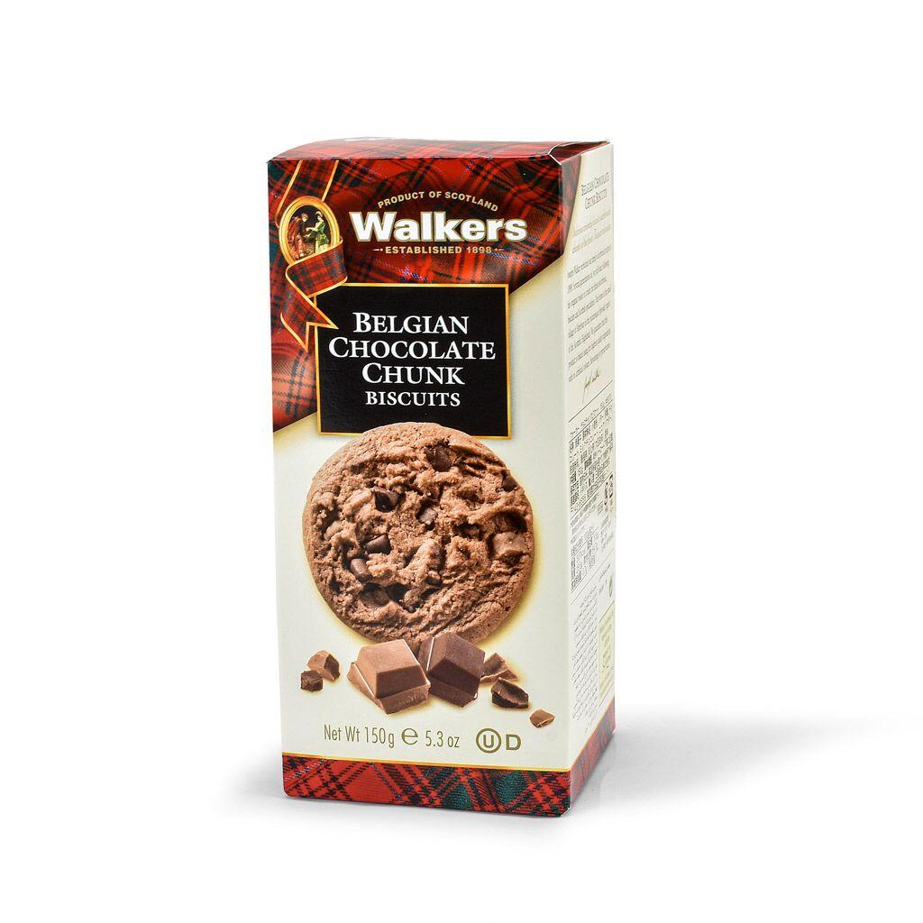 Biscuits Walkers Choc Chunk 150g 12st