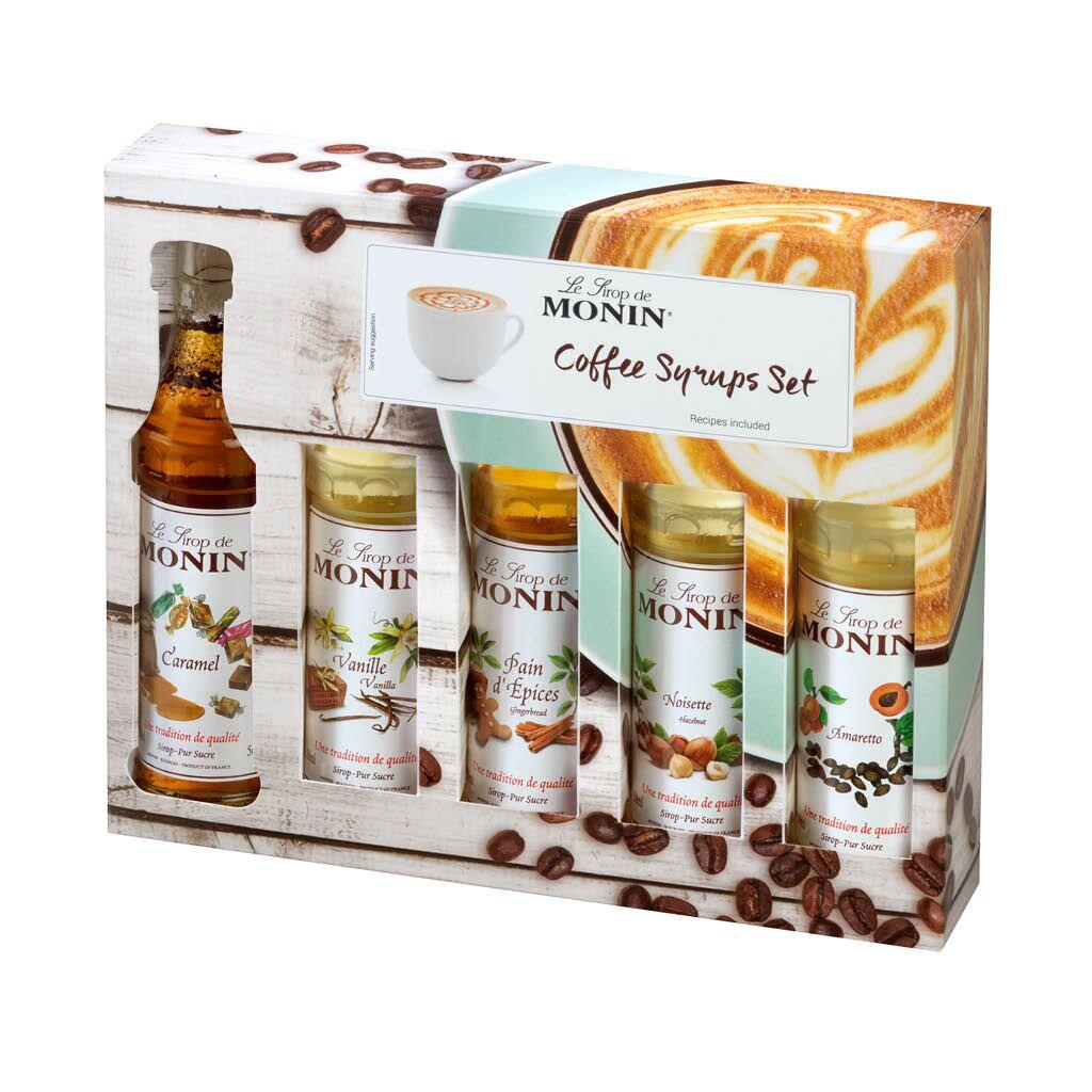 Mini Coffee Set Monin med Småflaskor 5cl 60st