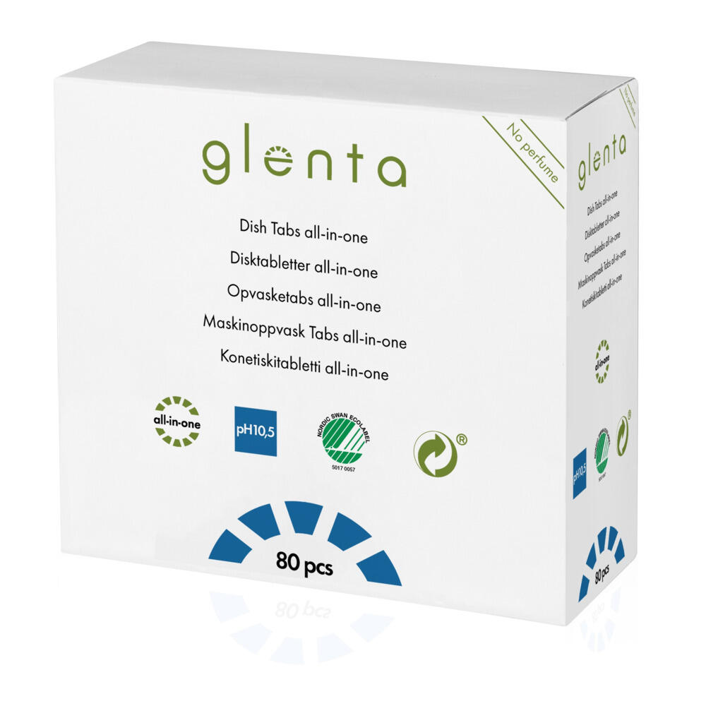 Maskindisktabletter Glenta All-in-one 80st