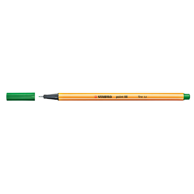 Finelinerpenna Stabilo Point 88 Grön 0.4mm