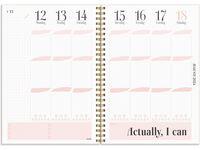 Temakalender Burde Life Planner Pink A5 - 1227