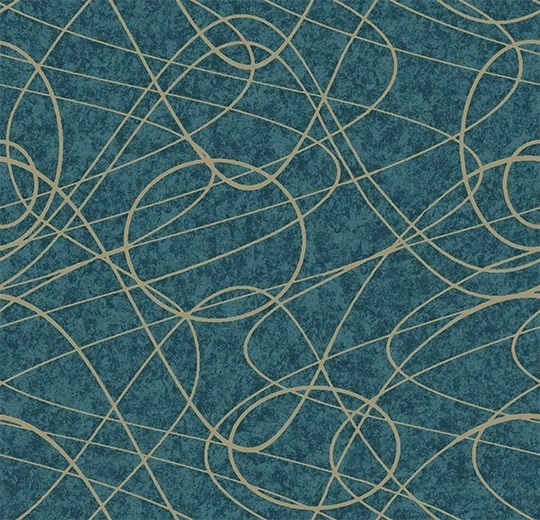 Textilgolv Forbo Flotex Geometric-Graphic 780001 Swirl Marina 200cm
