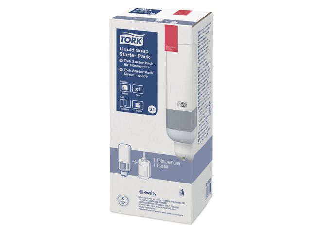 Dispenser Tork S1 Starterpack Vit Ref