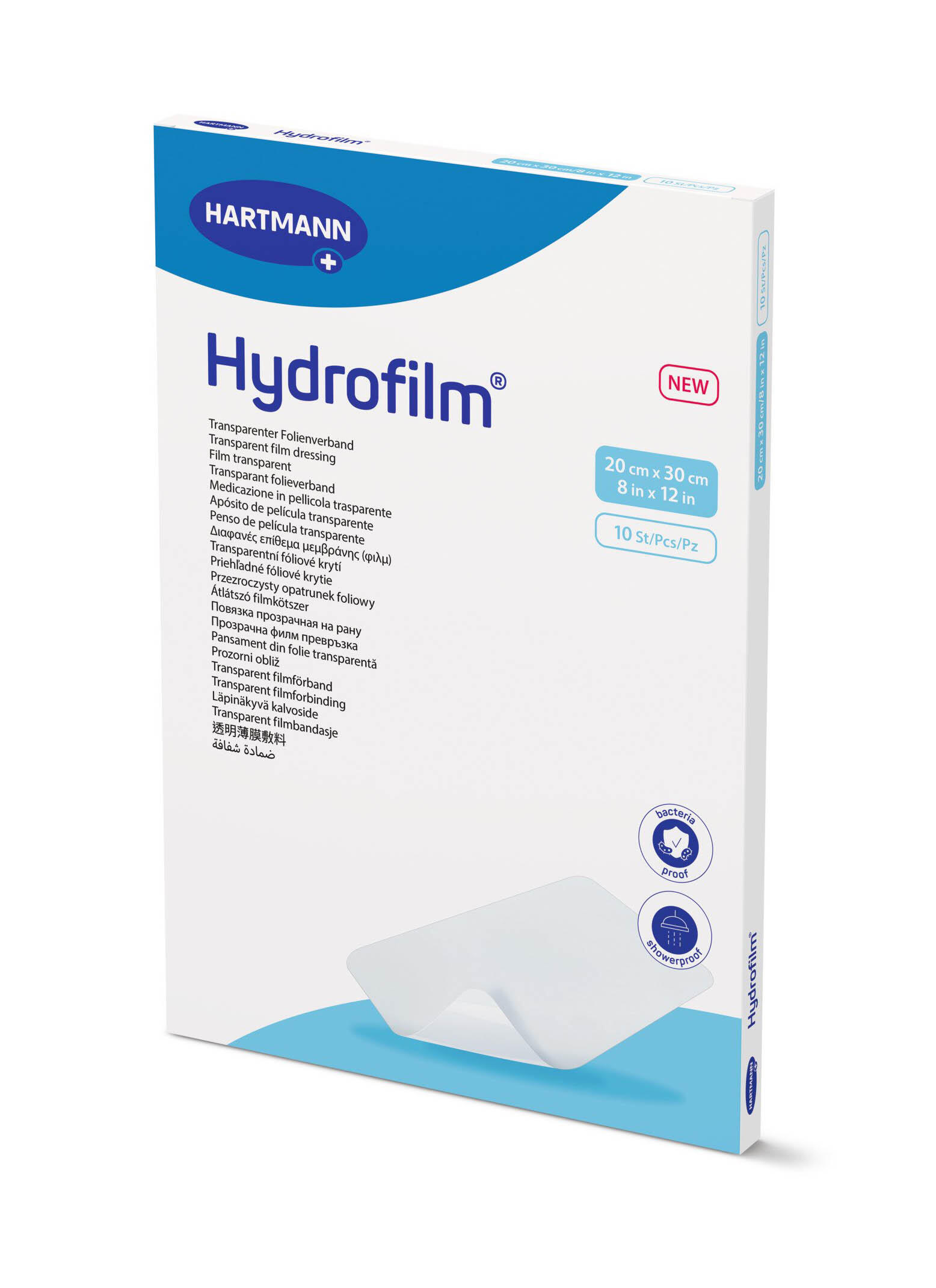 Filmförband Hydrofilm för Säkert Sårskydd 20x30cm 10st