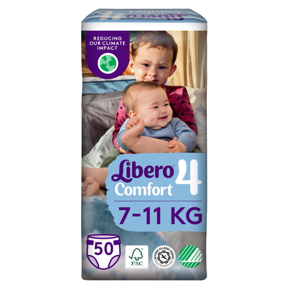 Blöja Libero Comfort S4 7-11kg 50st