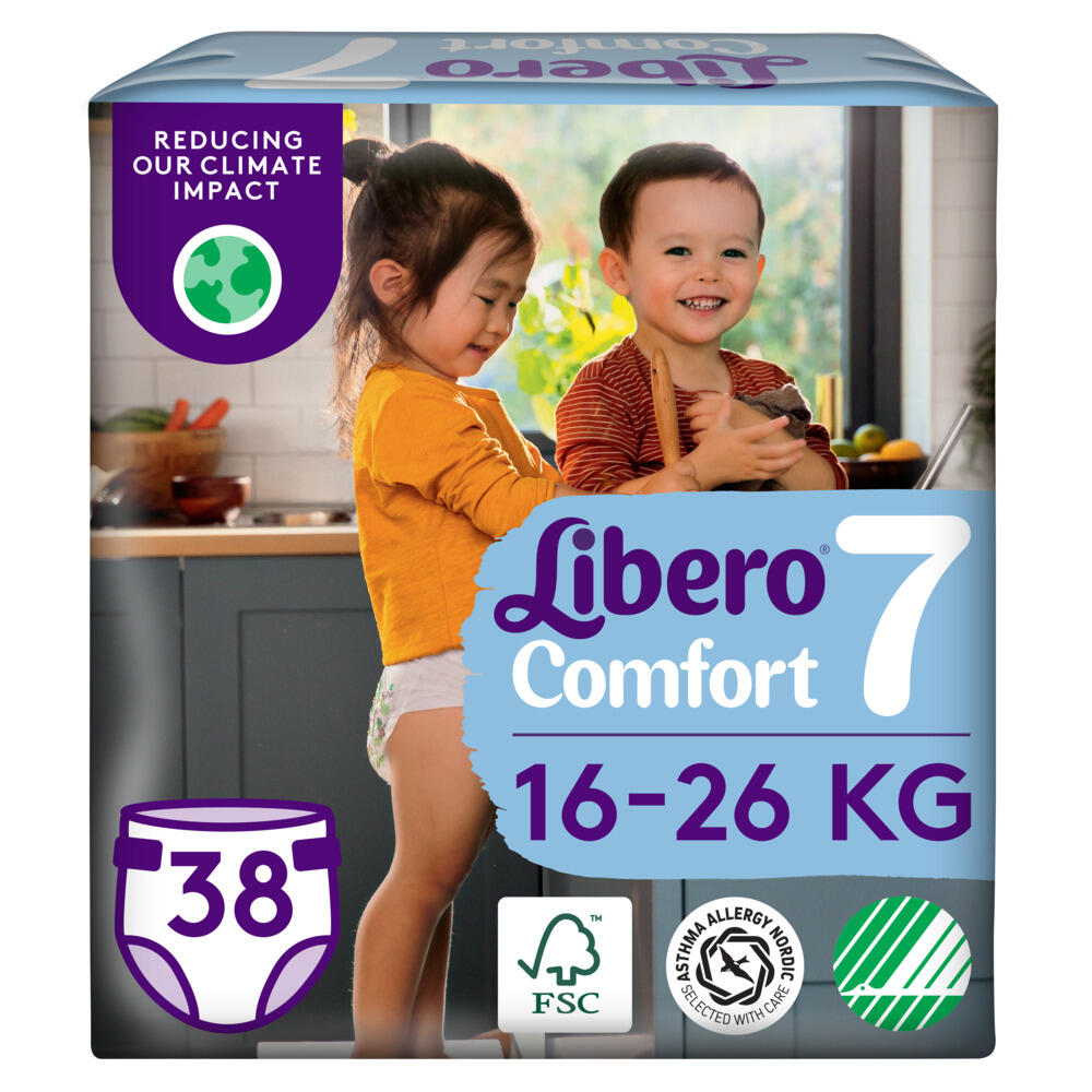 Blöja Libero Comfort S7 16-26kg 38st