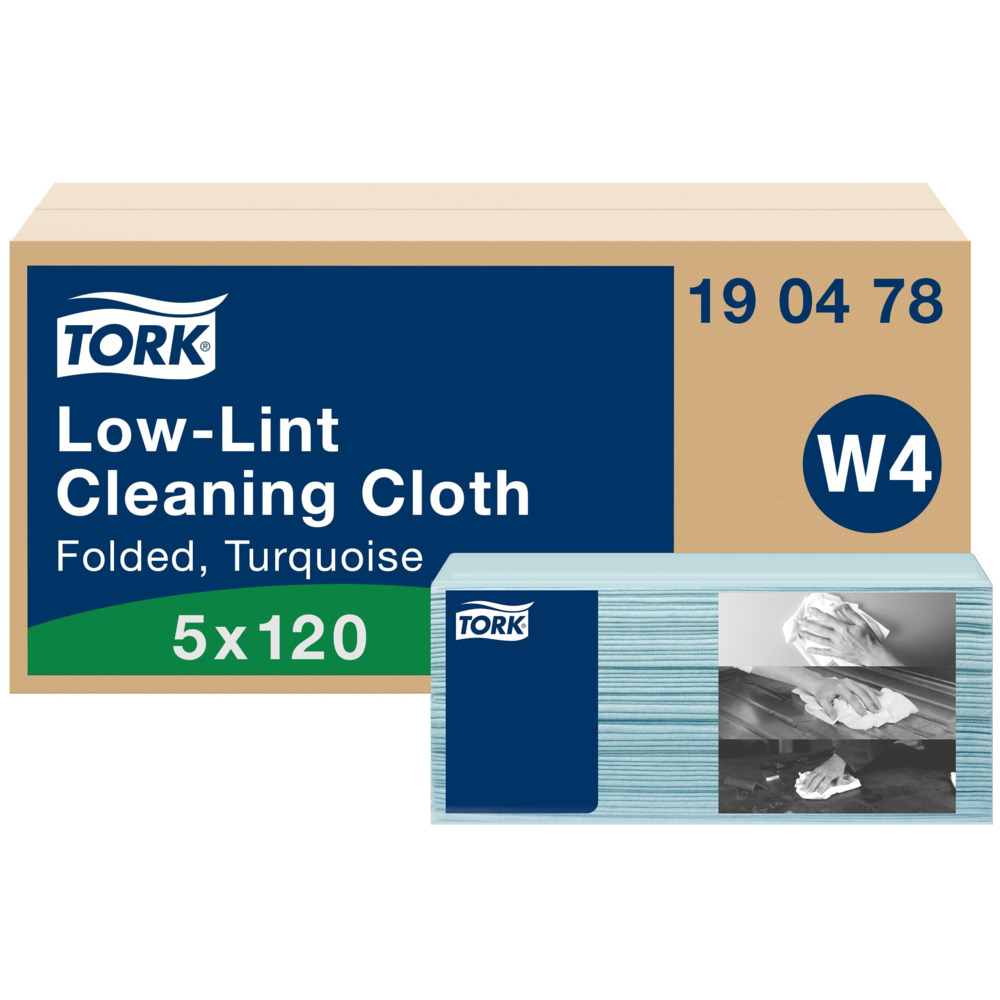 Rengöringsduk Tork Precision Vikt Top-Pack W4 34.3x35.5cm 120st