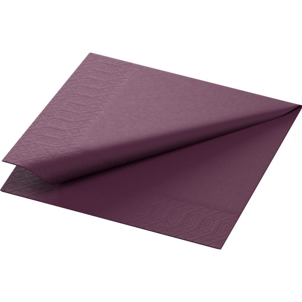 Servett Duni Ecoecho 3-Lag Plommon 24x24cm 250st