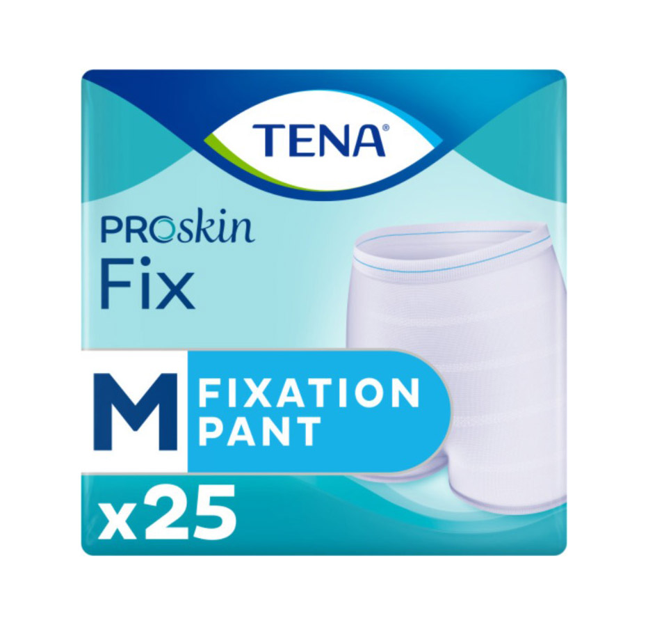 Fixeringsbyxa Tena Fix Tunn utan Ben Blå M 25st