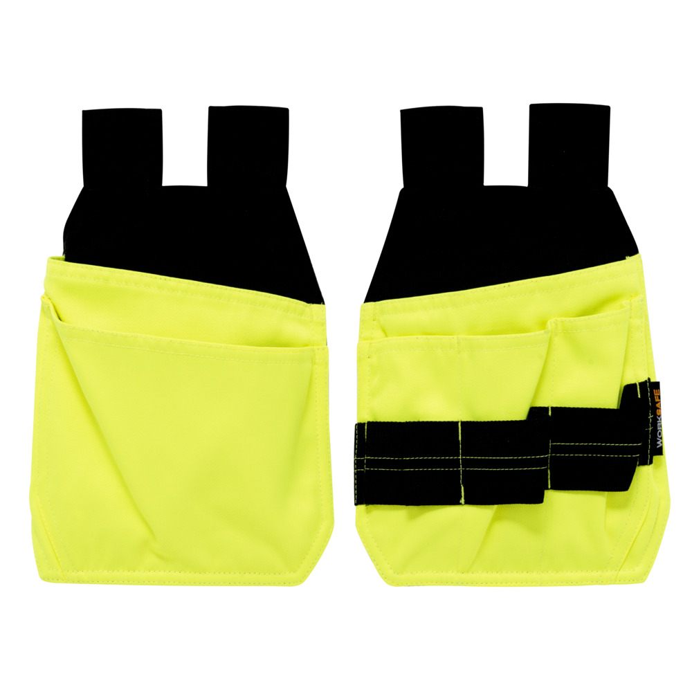 Hängficka Worksafe 5710400 Hi-Vis Gul/Svart One Size 1par