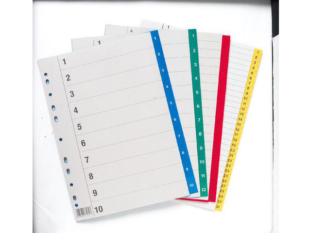 Plastregister Nordic Brands Plastoreg Brun A4 1-20 Flikar