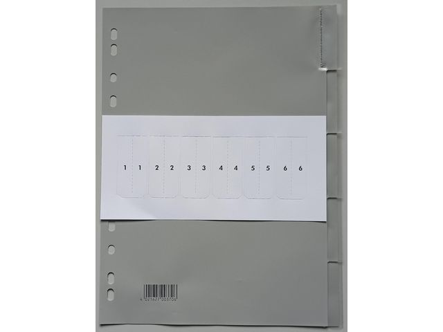 Plastregister Nordic Brands Plastoreg A4 5-Flikar Instick