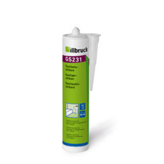 Sanitetssilikon Illbruck GS231 Vit 310ml