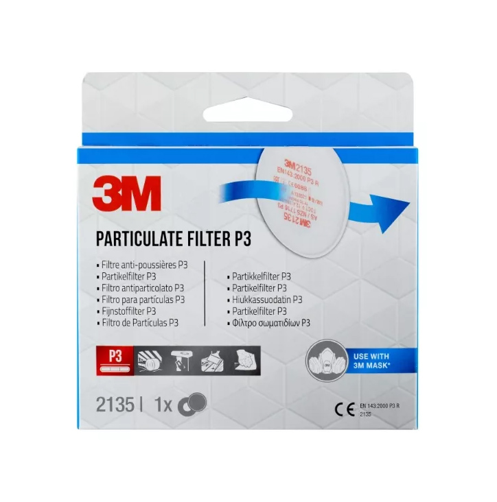 Partikelfilter 3M 2135PRO1 2st