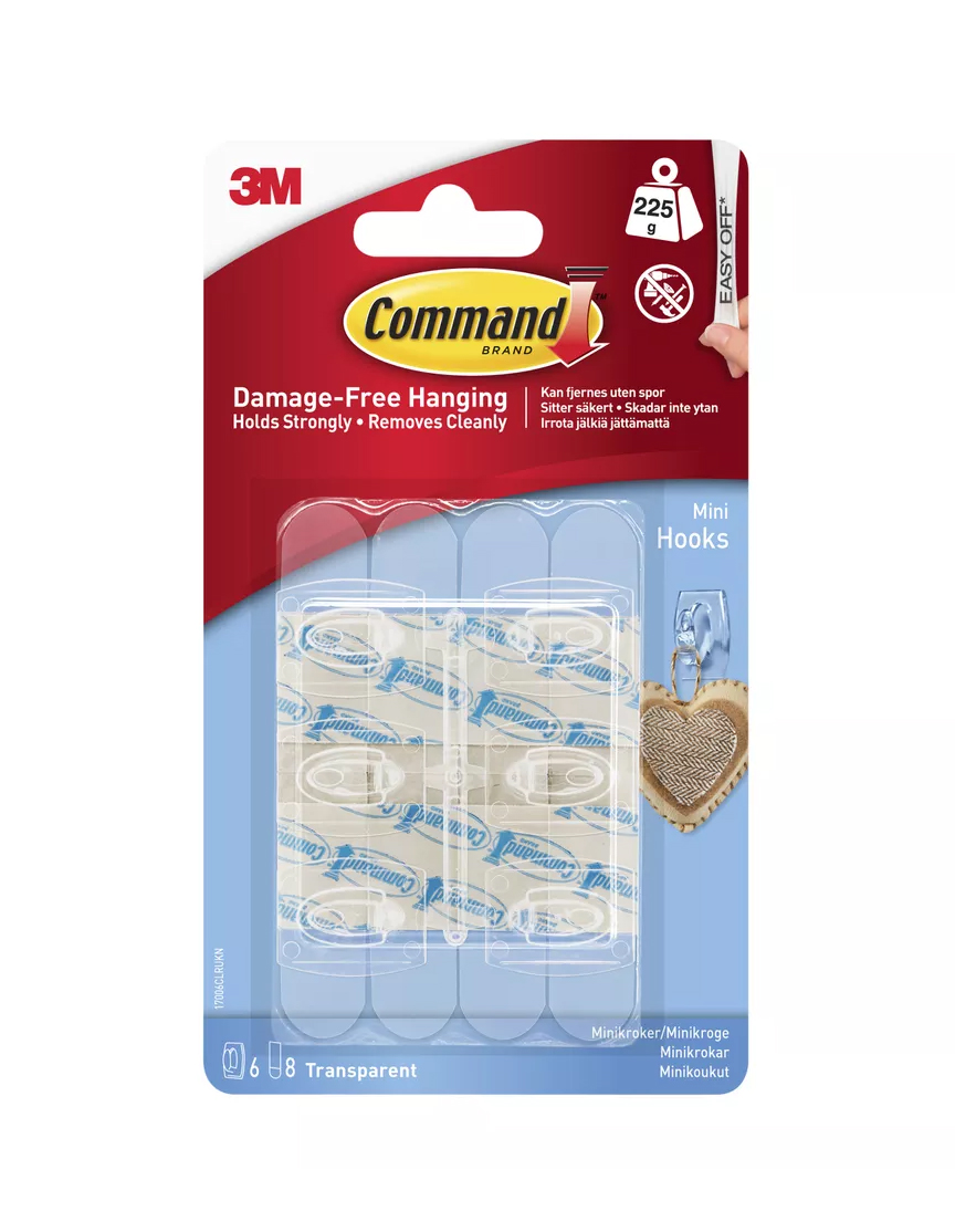 Krok 3M Command Mini Transperant