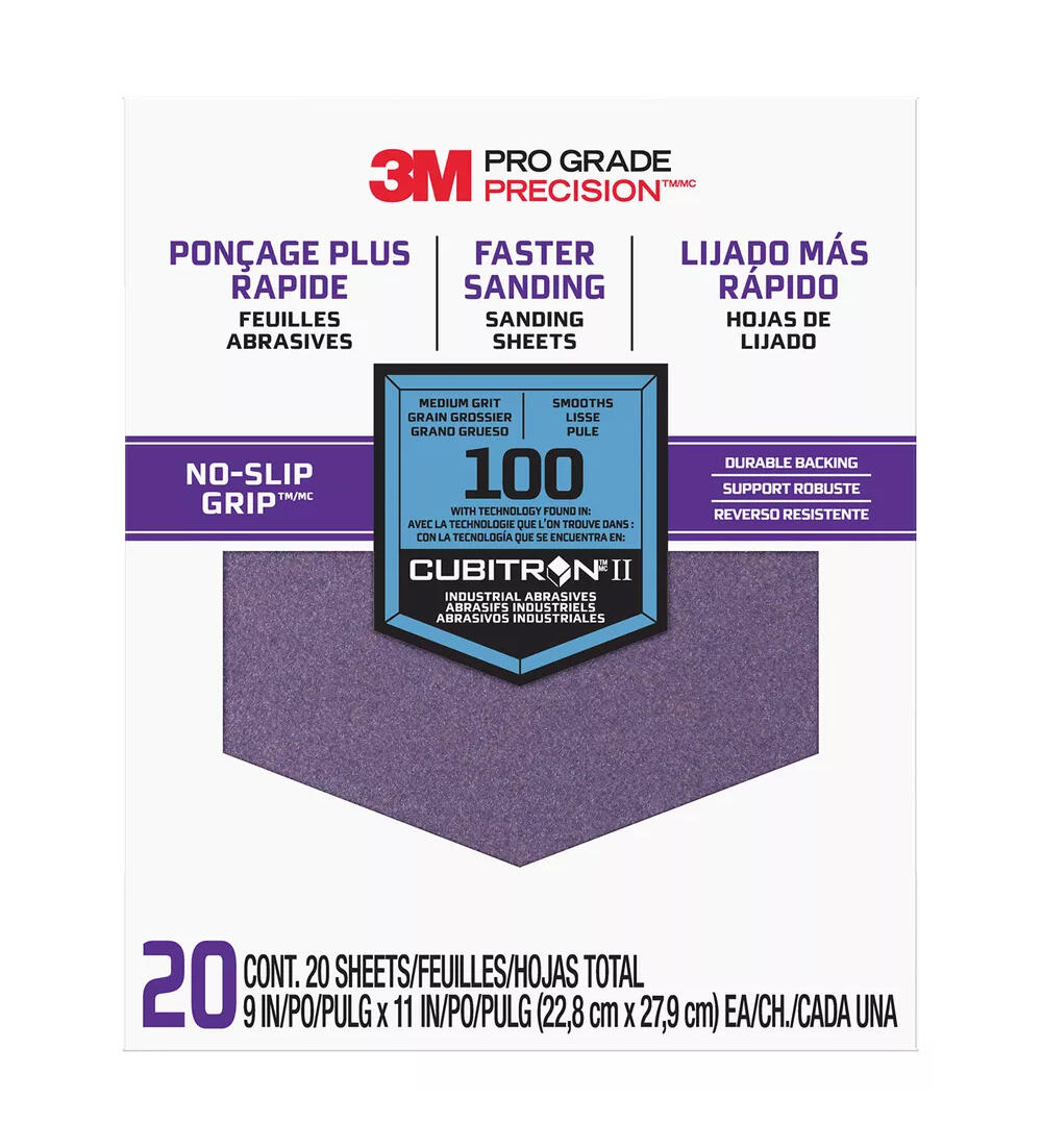 Slippapper 3M Pro Grade Precision P100