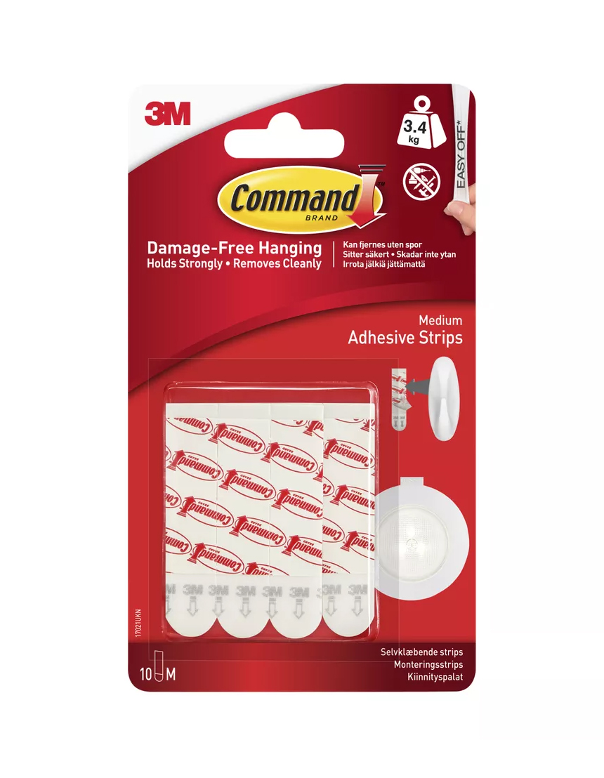 Strips Refill 3M Command Medium