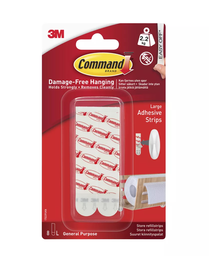 Strips Refill 3M Command Stora