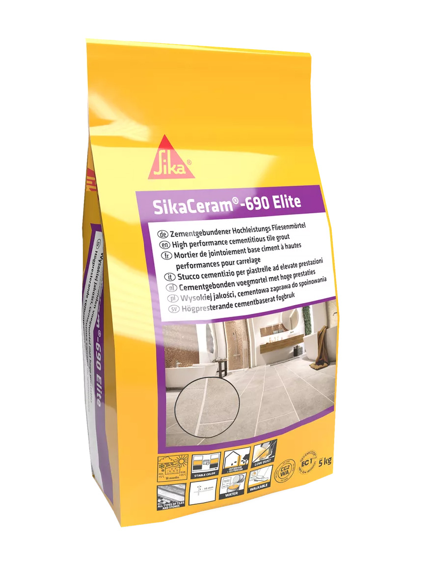 Kakelfog Sikaceram 690 Elite Caramel 55 5kg