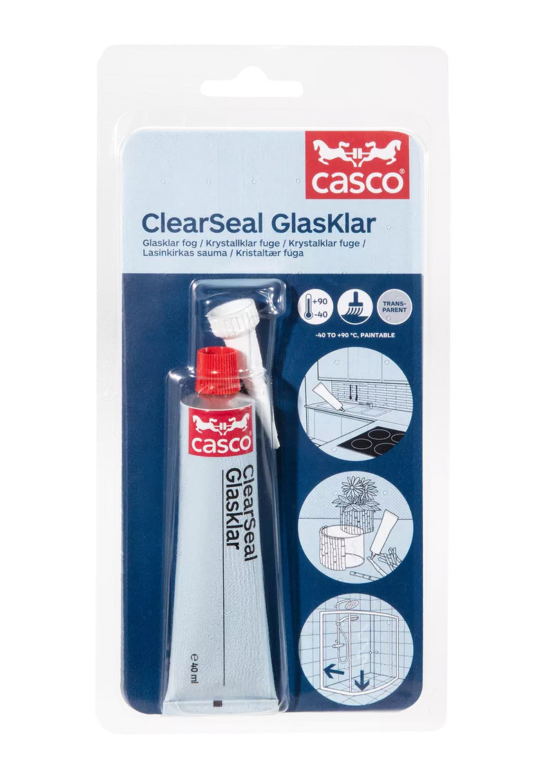 Lim Casco Clearseal Glasklar 40ml