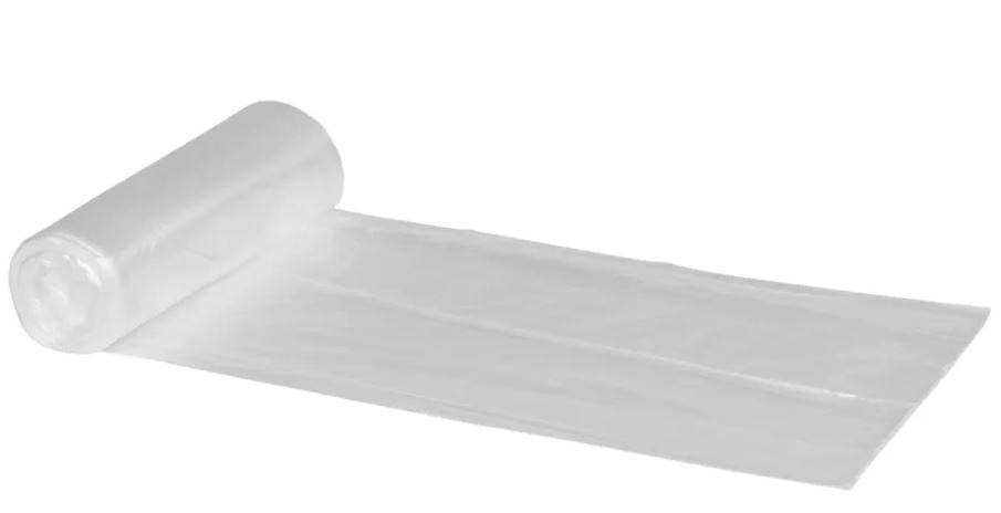 Papperskorgspåse Abena HDPE Transparent 50L 65x70cm 7my 50st