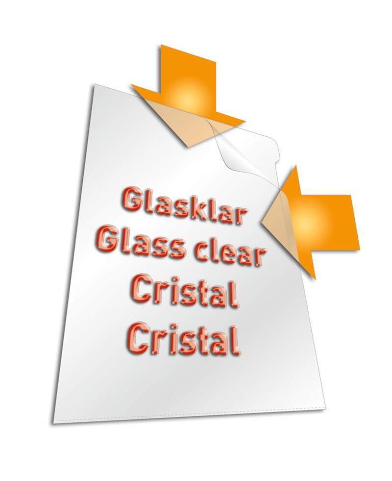 Plastmapp Durable Standard Glasklar PP A4 100st