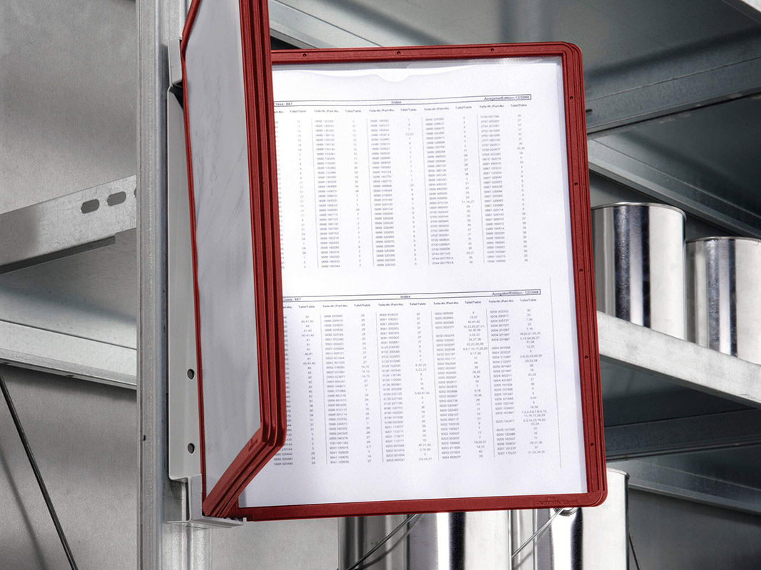 Panelsystem Vario Magnetic Wall Röd 5