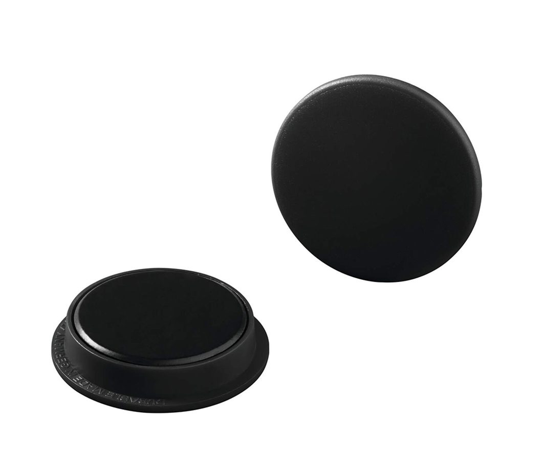 Magneter Durable Runda Storpack Svart 37mm