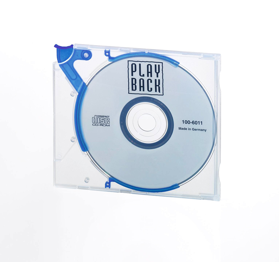 Fodral-CD/DVD Durable Quickflip Standard Blå 5-pack