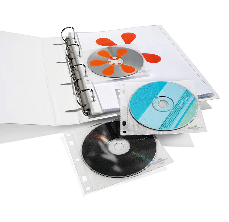 Pärmficka Durable CD/DVD Cover File Transparent
