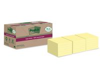Notes Post-it SS Recycled Gul 76x76mm 18st