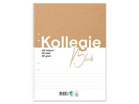Kollegieblock Nordic Brands FW Linjerat A4 80g 80 Blad