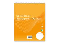 Spiralblock Nordic Brands Format Stenogram 170x210mm