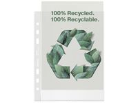 Plastficka Esselte Recycled A5 0.07mm 100st