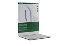 Bokstöd Nordic Brands Metall Vit 15cm 2st