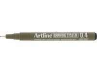 Fineliner Artline EK234 Svart 0.4mm