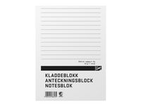 Anteckningsblock A5 100 Blad TF Linjerat