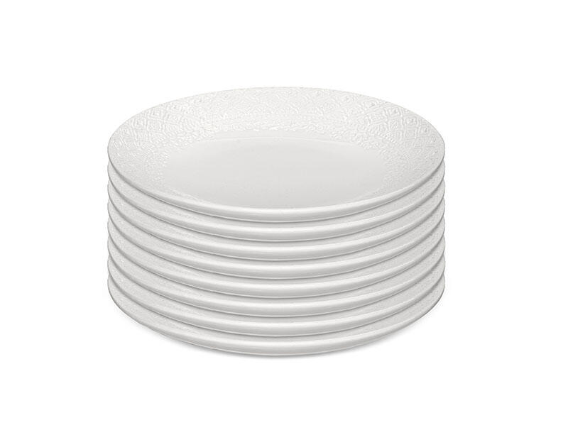 Servis set Tallrik Cult Design Orient Vit 27cm Servis set Tallrik Cult Design Orient Vit 27cm