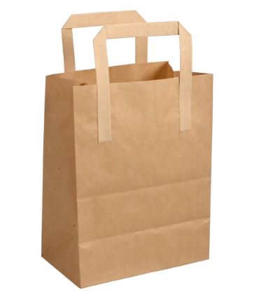 Pappersbärkasse Abena med Handtag 4.3L 500st