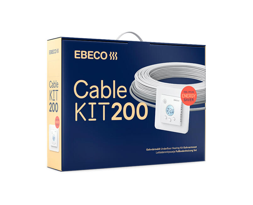 Golvvärme Ebeco Cable Kit 200 - 18.5m 200W