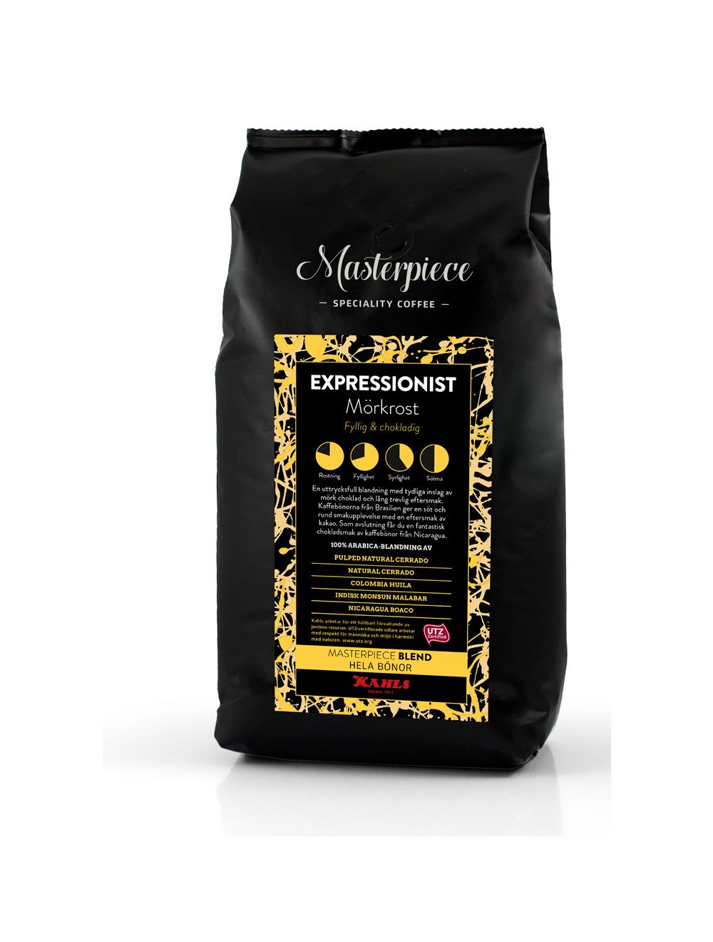Kaffe Kahls Hela Bönor Masterpiece Expressionist RFA SG 1kg